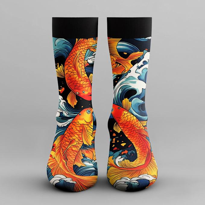 design custom and unique socks design