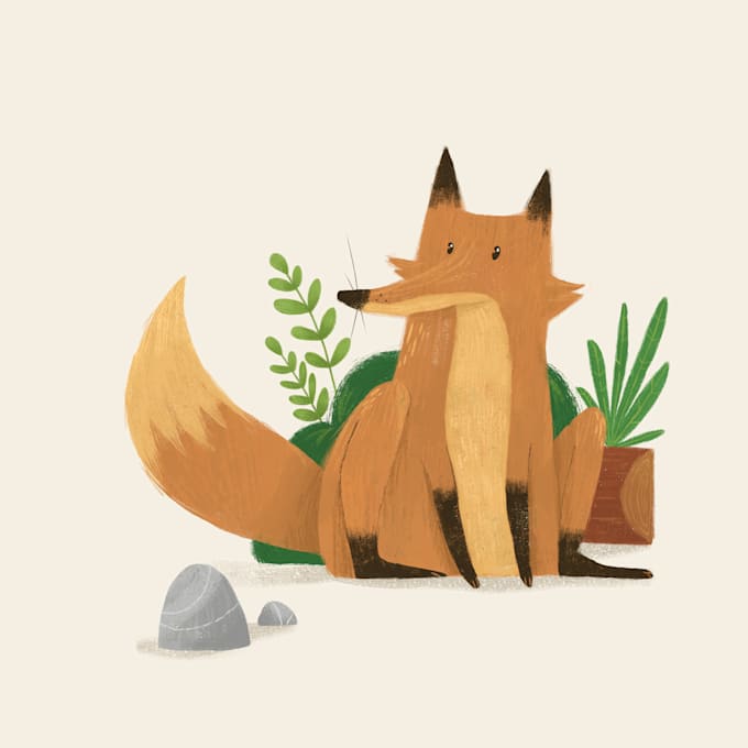 illustrate creative fun and adorable characters