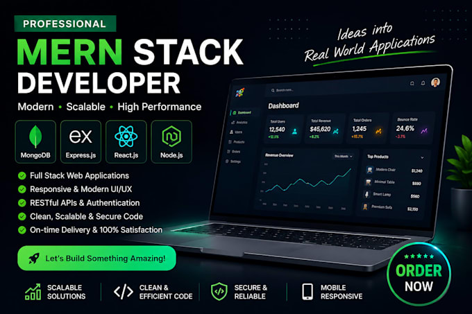 develop modern full stack web applications using mern stack