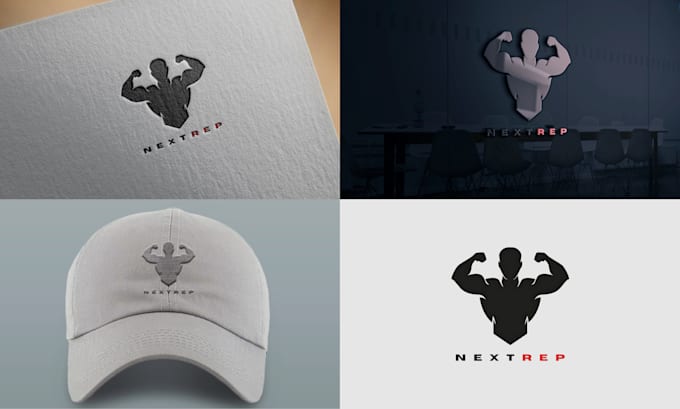 stunning modern logo in 3d and flat styles with unlimited revisions