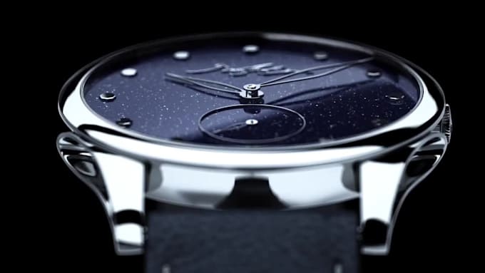 do 3d timepiece animation, 3d wristwatch visualization, 3d product animation