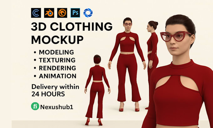 make 3d clothing, marvelous designer, 3d fashion with mockup and clo 3d
