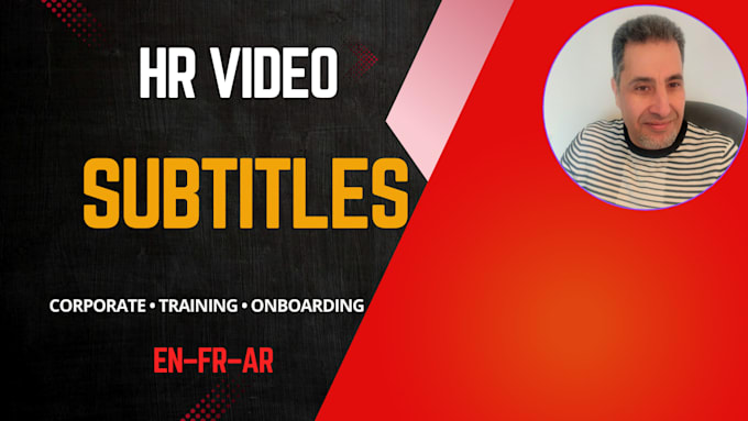 subtitles for HR training and corporate videos en fr ar