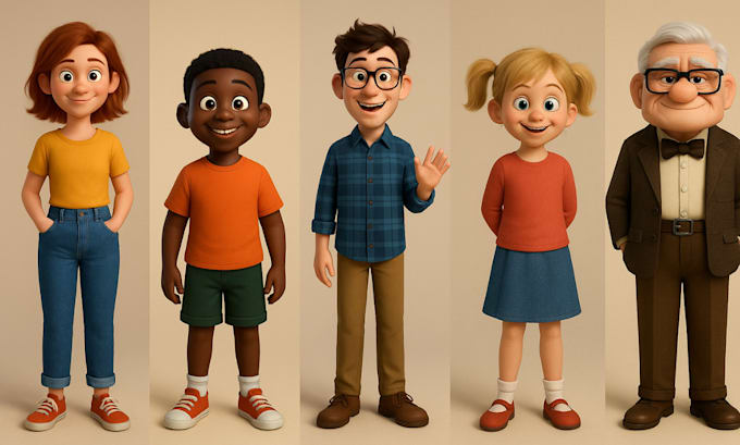 turn you into a 3d pixar style cartoon character using ai