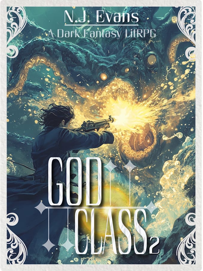 create a customized book cover including typography