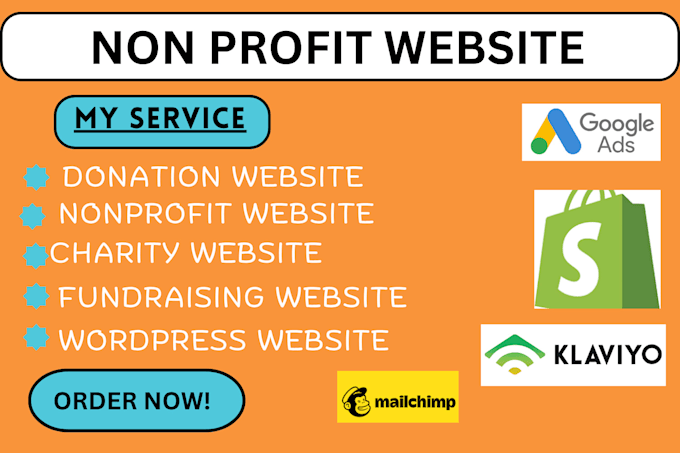 Fresh Look at Non Profit Website Charity Website Donation Website Logo