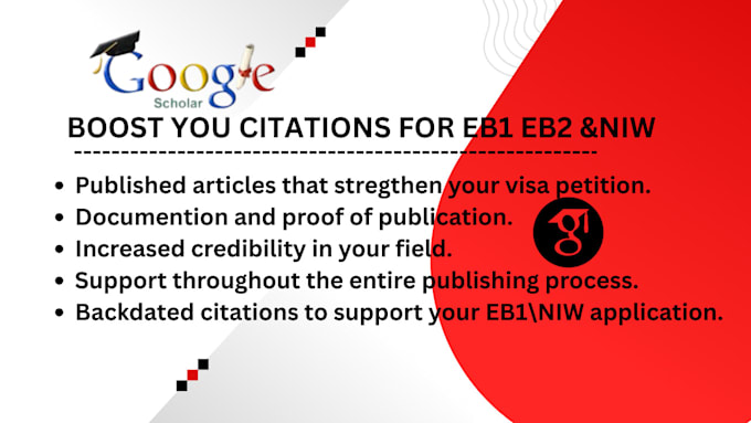 publish scholarly papers with citations for eb1, eb1a, or niw visa application