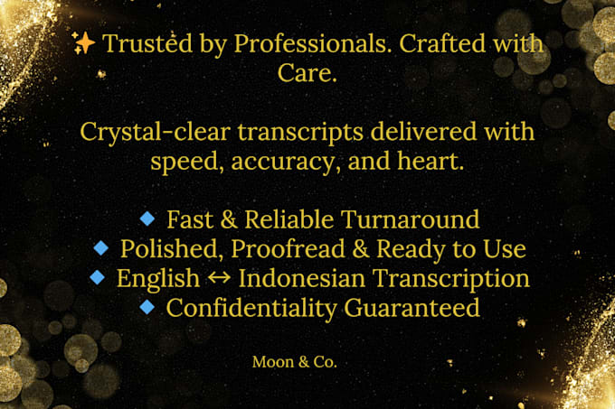 transcribe your audio or video accurately and fast