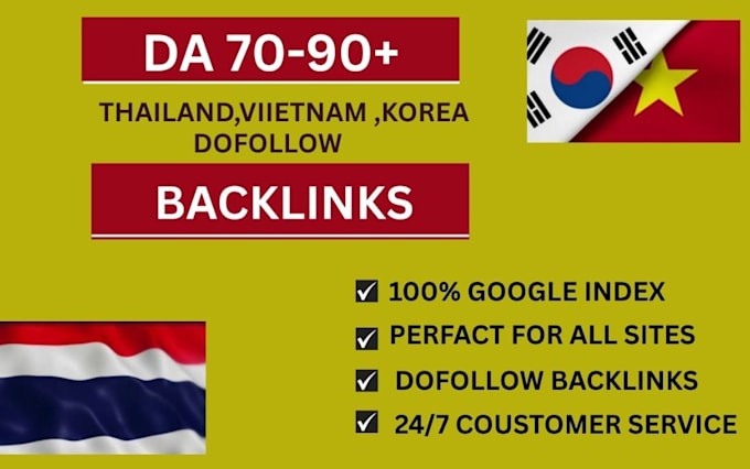 do full SEO korean backlinks service package for top rank
