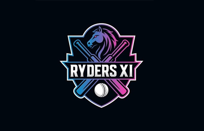 design awesome existing men cricket team logo