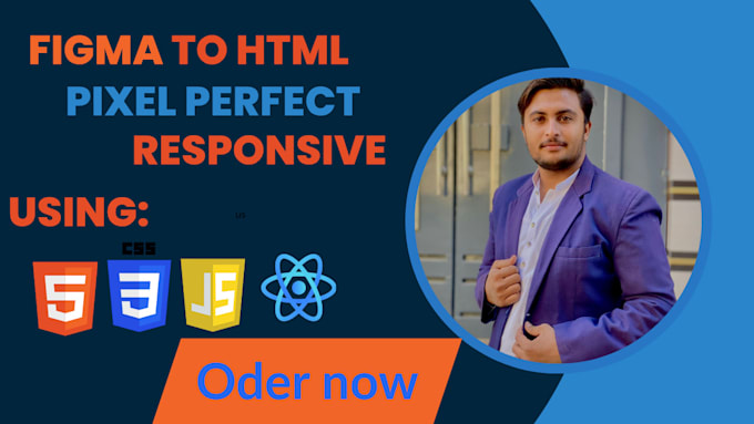 Build a responsive website using html css by Hamasansari753 | Fiverr