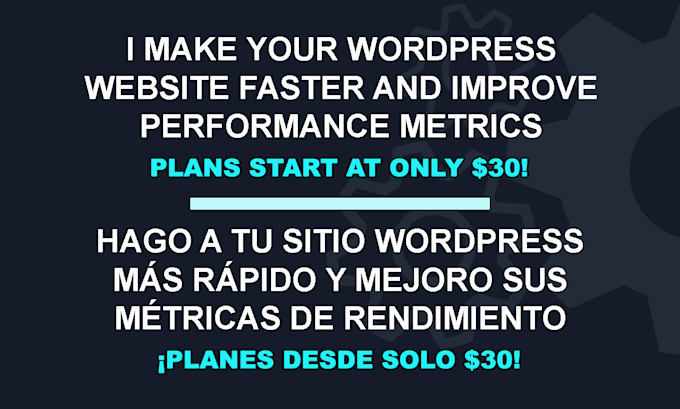 fix your slow wordpress website and make it faster