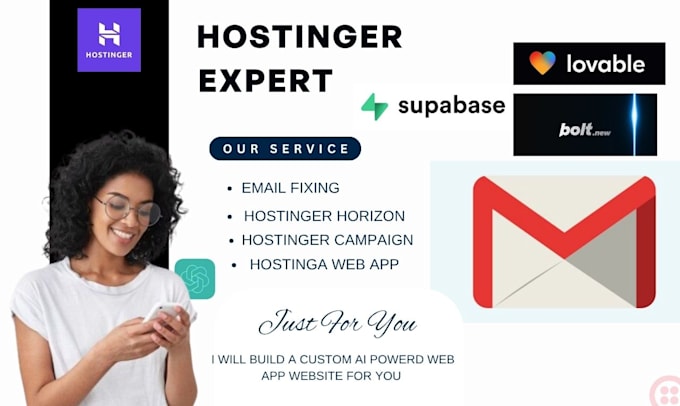 fix hostinger builder io ai email and subabase problem  horizon web app