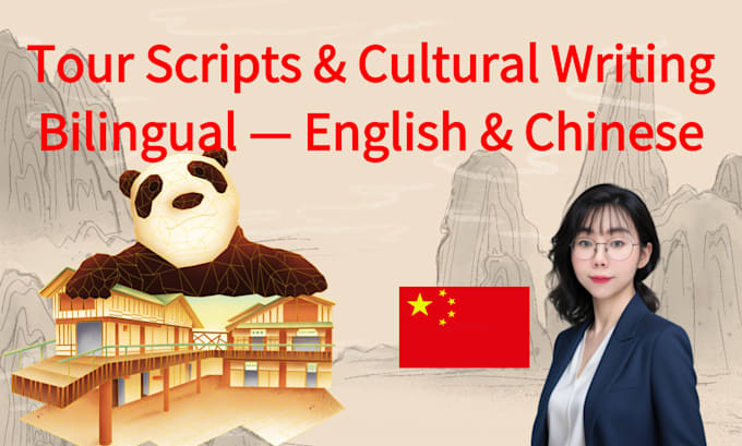 write english bilingual tour guide scripts,cultural articles,learning content