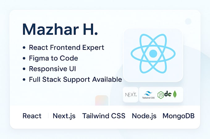 develop pixel perfect react frontends with full stack capabilities