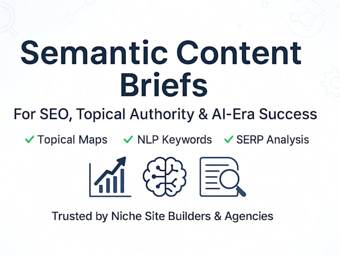 make semantic content brief for your website article by koray framework SEO