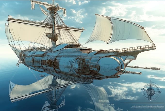 design spaceships and sci fi vehicles