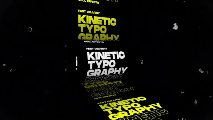 Kinetic Rotation Text Do custom kinetic typography, add animated text and titles by Dj ...