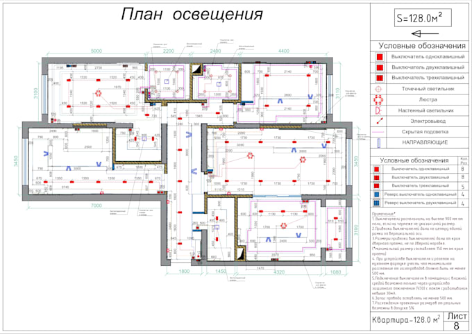 draw your architectural floor plan in auto cad 2d