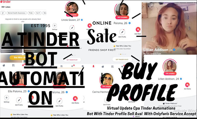 build a dating bot, automate messaging bot on bumble, tinder, snapchat