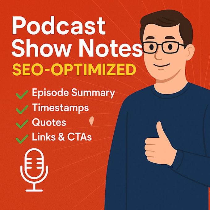 listen and write focused  podcast show notes in a day