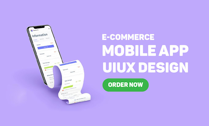 do ecommerce apps UI UX design for android and IOS app