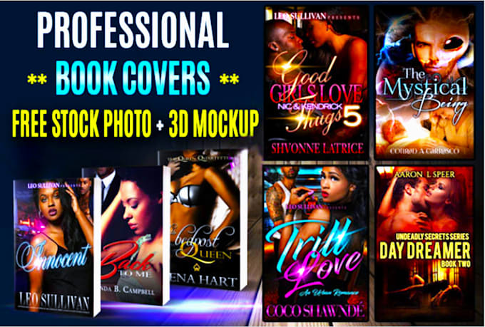 create a poster, book cover and album design