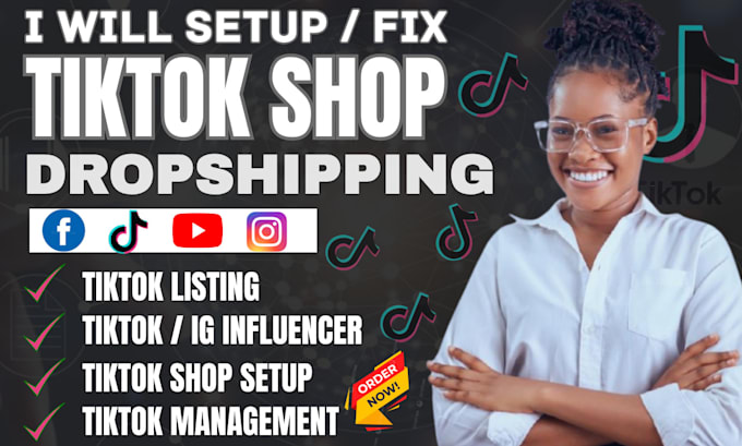 setup tiktok shop dropshipping tikok shop manager tikok ads shopify marketing