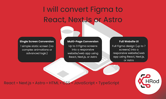 convert figma to react, nextjs or astro