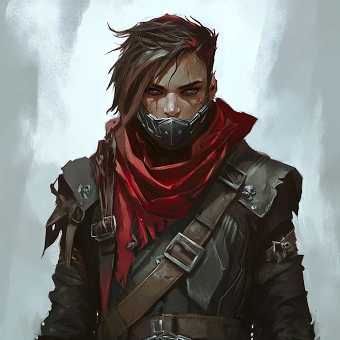 draw your dnd character art or character design