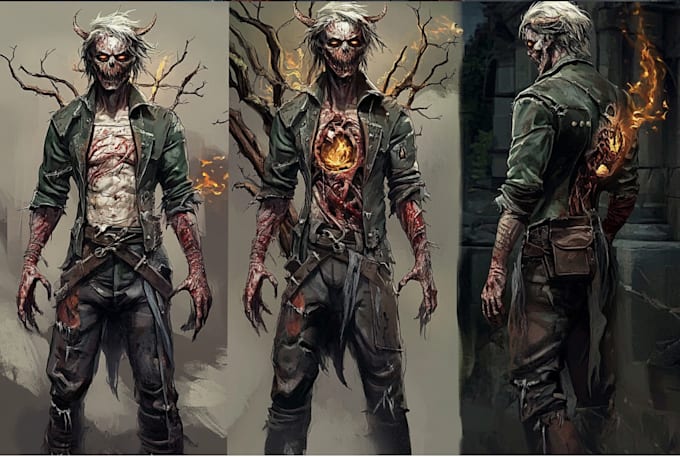 fantasy horror and fantasy horror character