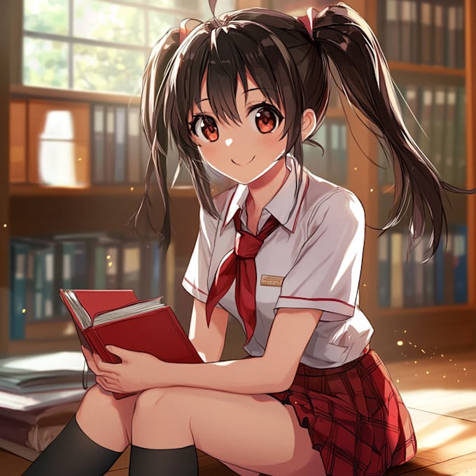 draw a cute anime style illustration