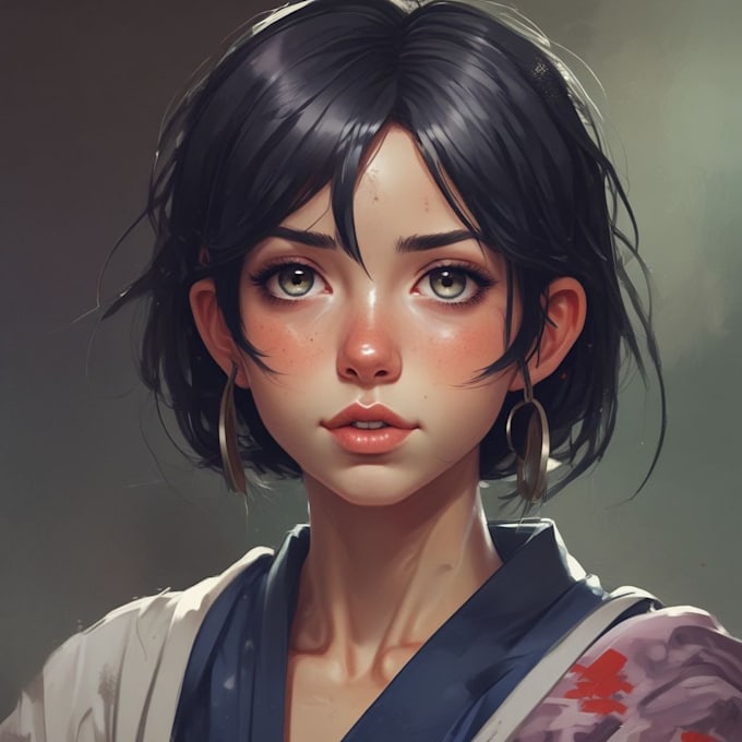 draw anime portrait or orginal character