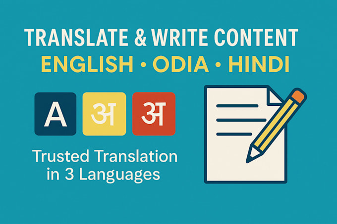 write content and translate english to odia or hindi