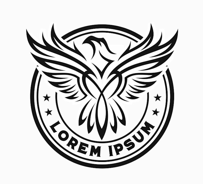 design professional phoenix bird logo with free vector file