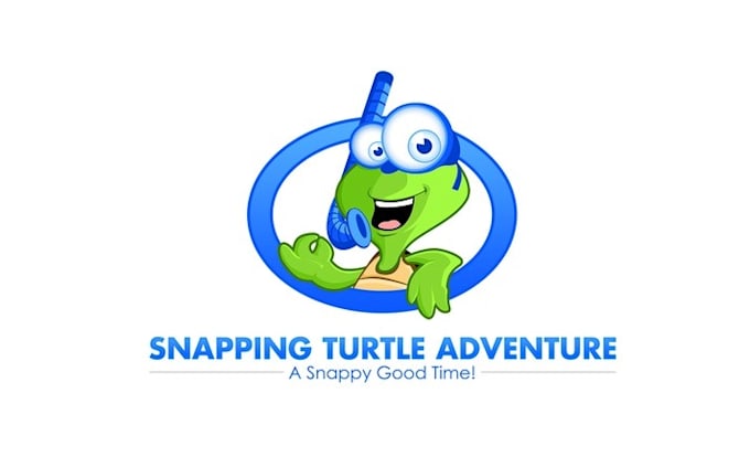 design unique snapping adventure company logo