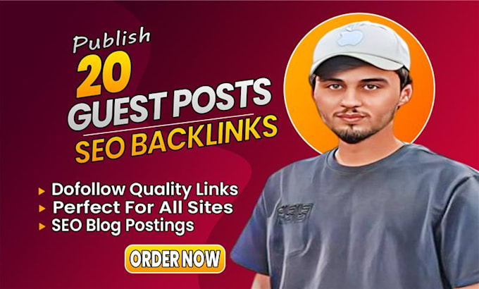 publish 20 high da guest posts with dofollow SEO backlinks