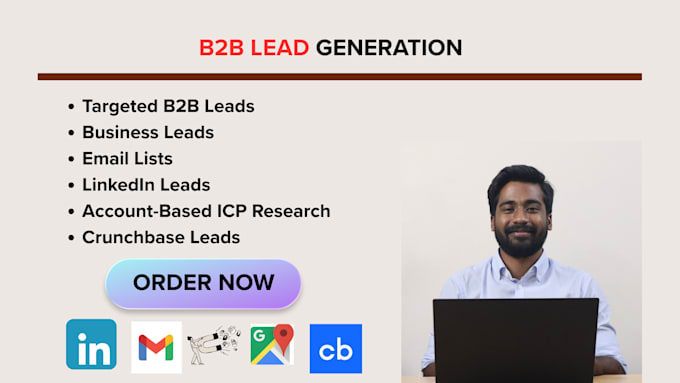 be b2b lead generation linkedin and email prospect list