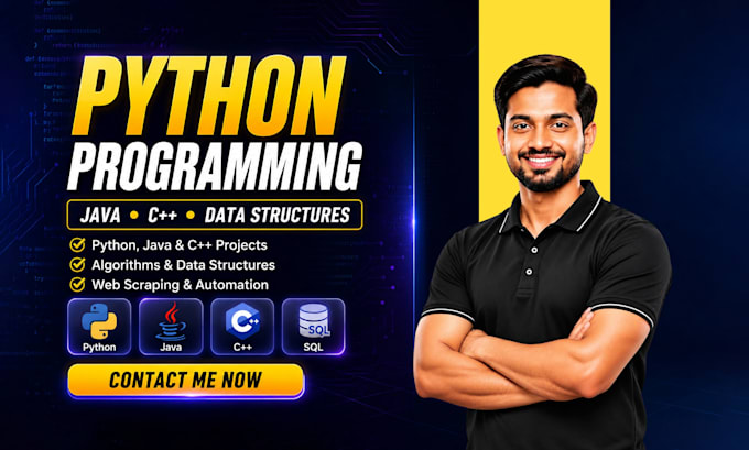 code in java, python, c language, html and php assignment