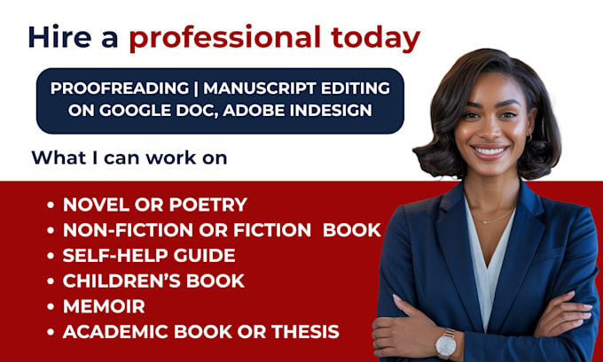 Proofread format edit book typesetting word document google doc adobe ...