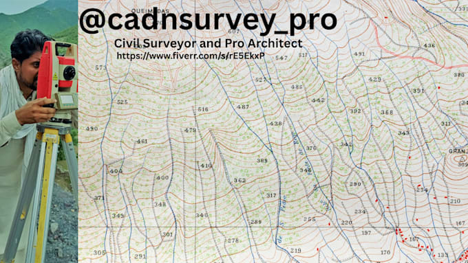 prepare topo contour and boundary survey plans for permits