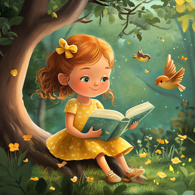 create stunning children book illustration package for KDP