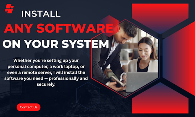 install any software you need on your PC, laptop, or server