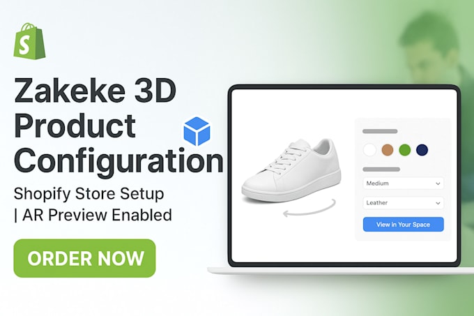 integrate zakeke 3d product configuration and ar preview on your shopify store