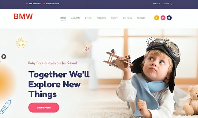 build squarespace nanny website babysitting agencies website daycare website