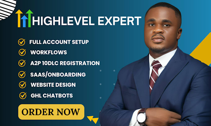 build gohighlevel website design, crm setup, ghl automation
