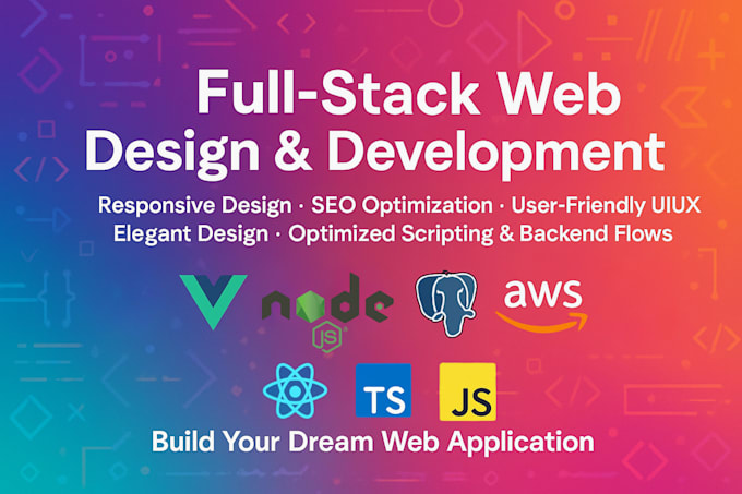 Create a full stack web application with flexible options by ...