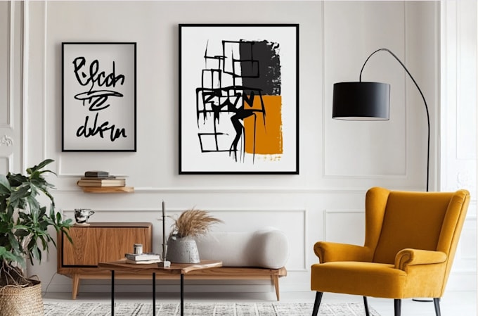 design printable abstract wall art posters