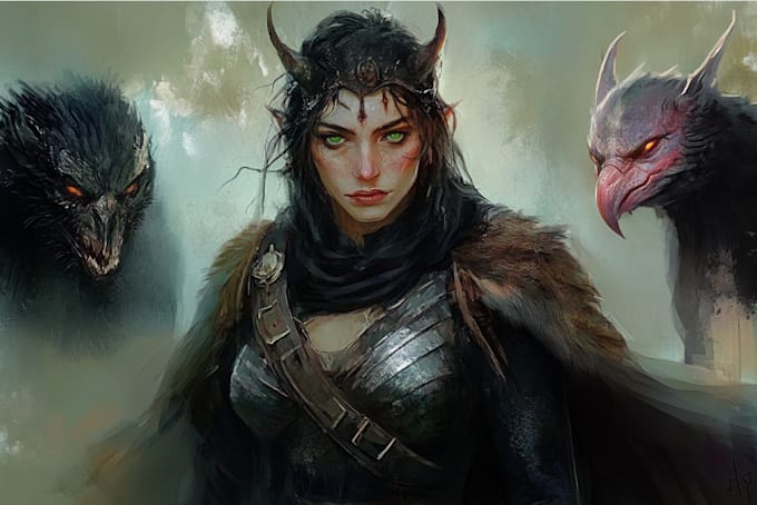 create fantasy character, monster, dnd or similar