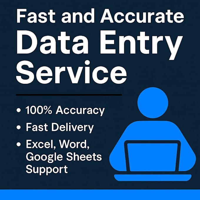 do fast and accurate data entry and typing work
